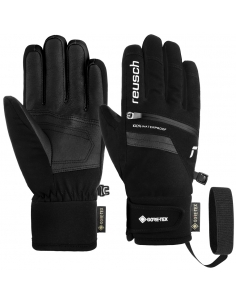 Rękawice narciarskie Reusch Travis Gore-Tex Junior (pięciopalczaste) Black/Silver