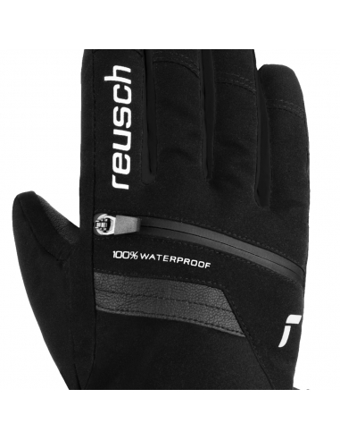 Rękawice narciarskie Reusch Travis Gore-Tex Junior (pięciopalczaste) Black/Silver