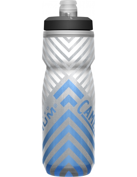 Izolowany bidon Camelbak Podium Chill 620ml Outdoor Grey Blue Stripe