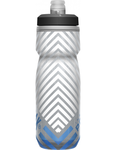 Izolowany bidon Camelbak Podium Chill 620ml Outdoor Grey Blue Stripe