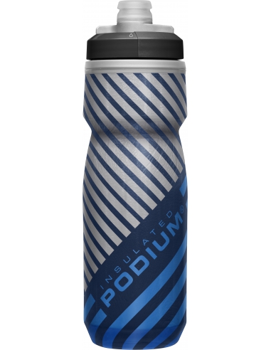 Izolowany bidon Camelbak Podium Chill 620ml Outdoor Navy Blue Stripe