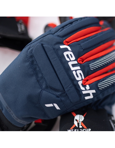 Rękawice narciarskie Reusch Warrior R-TEX® XT Junior (pięciopalczaste) Alexis Pinturault