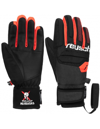 Rękawice narciarskie Reusch Warrior R-TEX® XT Junior (pięciopalczaste) 2022/23 Black