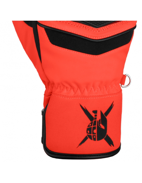Rękawice narciarskie Reusch WorldCup Warrior R-TEX® XT (pięciopalczaste) Black/Fluo-Red