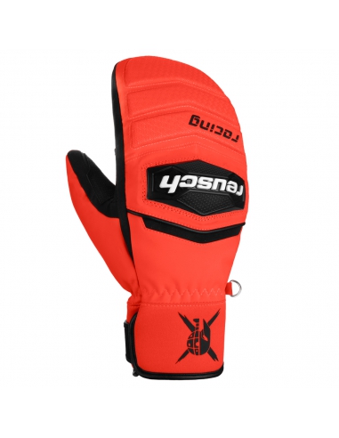 Rękawice narciarskie Reusch WorldCup Warrior R-TEX® XT Mitten (jednopalczaste) Black/Fluo-Red