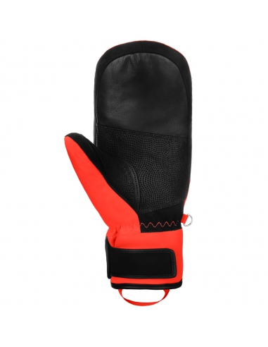 Rękawice narciarskie Reusch WorldCup Warrior R-TEX® XT Mitten (jednopalczaste) Black/Fluo-Red