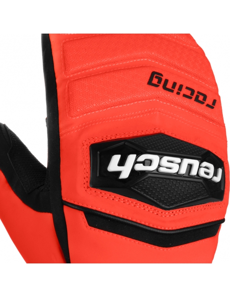 Rękawice narciarskie Reusch WorldCup Warrior R-TEX® XT Mitten (jednopalczaste) Black/Fluo-Red