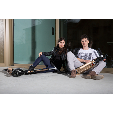 Hulajnoga Micro Suspension brązowa