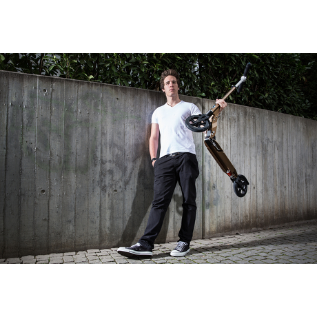 Hulajnoga Micro Suspension brązowa