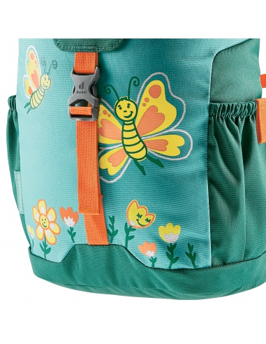 Plecak turystyczny dla dzieci Deuter SCHMUSEBÄR Dustblue-Alpinegreen 8L