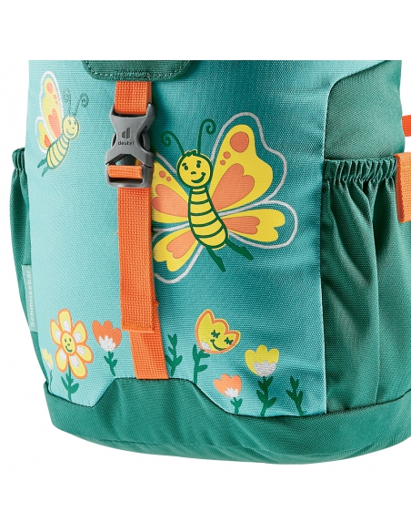 Plecak turystyczny dla dzieci Deuter SCHMUSEBÄR Dustblue-Alpinegreen 8L