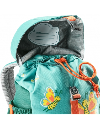 Plecak turystyczny dla dzieci Deuter SCHMUSEBÄR Dustblue-Alpinegreen 8L