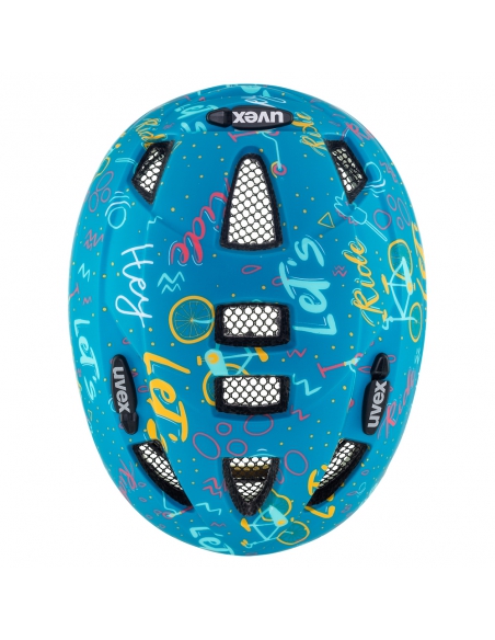 Kask dziecięcy Uvex Kid 2 CC Let's Ride Mat