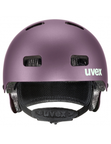 Kask dziecięcy Uvex Kid 3 CC Plum-Mint Mat