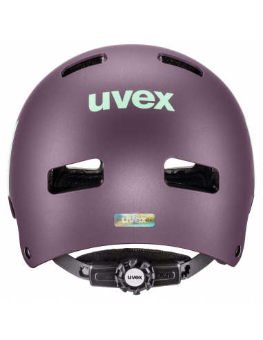 Kask dziecięcy Uvex Kid 3 CC Plum-Mint Mat