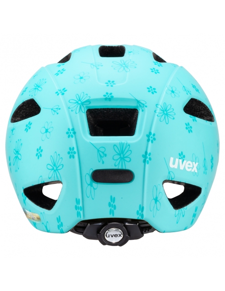 Kask dziecięcy Uvex Oyo Style Flowers Cyan Mat