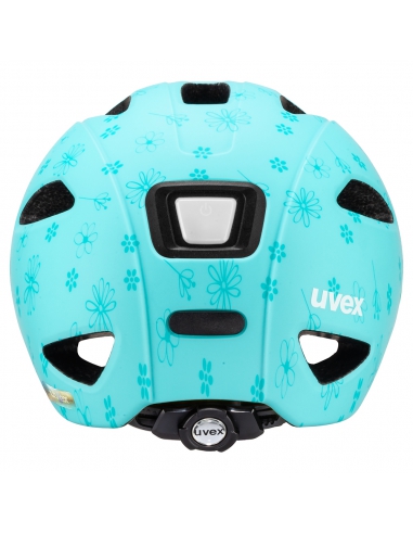 Kask dziecięcy Uvex Oyo Style Flowers Cyan Mat