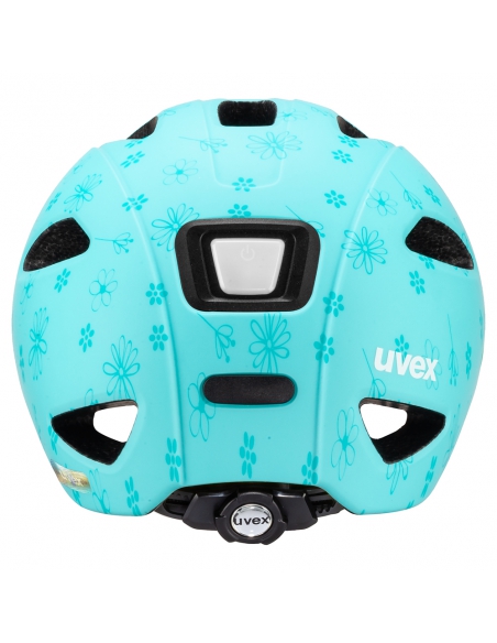 Kask dziecięcy Uvex Oyo Style Flowers Cyan Mat