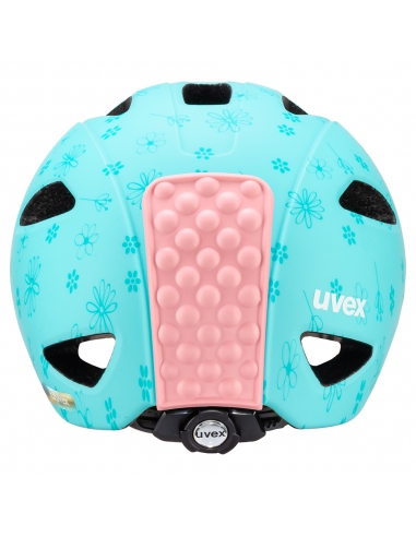 Kask dziecięcy Uvex Oyo Style Flowers Cyan Mat