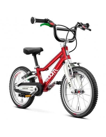 Rower dziecięcy Woom 2 Red (14") Anniversary Red + pompka woom Airflo GRATIS