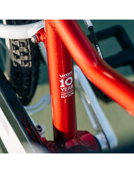 Rower dziecięcy Woom 2 Red (14") Anniversary Red + pompka woom Airflo GRATIS