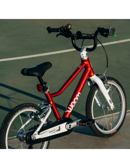 Rower dziecięcy Woom 3 Red (16") Anniversary Red + pompka woom Airflo GRATIS