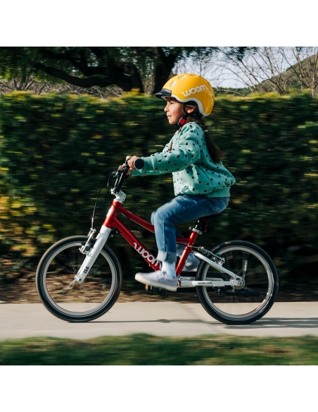 Rower dziecięcy Woom 2 Red (14") Anniversary Red + pompka woom Airflo GRATIS