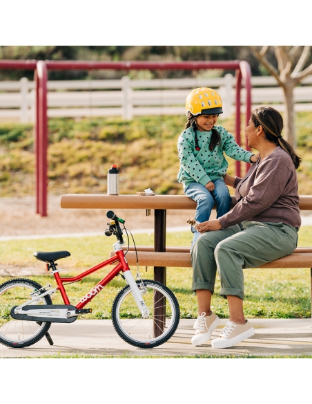 Rower dziecięcy Woom 3 Red (16") Anniversary Red + pompka woom Airflo GRATIS