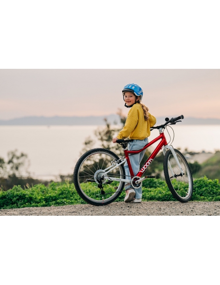 Rower dziecięcy Woom 6 Red (26") Anniversary Red + pompka woom Airflo GRATIS