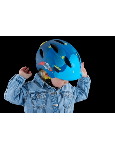 Kask dziecięcy Uvex Oyo Style Blue Rocket