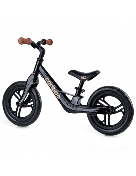 Rowerek biegowy Cariboo Magnesium Pro Black/Brown