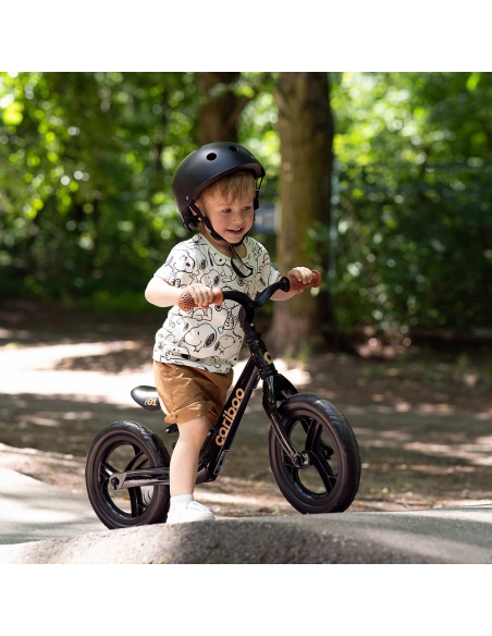 Rowerek biegowy Cariboo Magnesium Pro Black/Brown