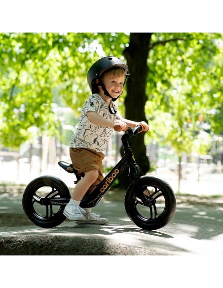 Rowerek biegowy Cariboo Magnesium Pro Black/Brown