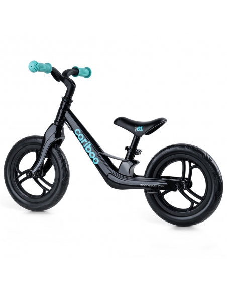 Rowerek biegowy Cariboo Magnesium Pro Black/Turquoise
