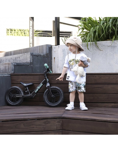 Rowerek biegowy Cariboo Magnesium Pro Black/Turquoise