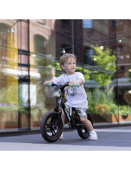 Rowerek biegowy Cariboo Magnesium Pro Black/Turquoise