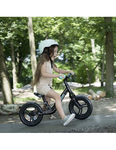 Rowerek biegowy Cariboo Magnesium Pro Black/Turquoise