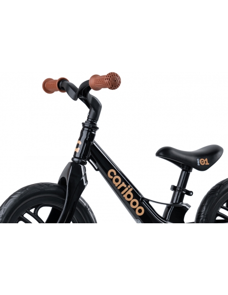 Rowerek biegowy Cariboo Magnesium Pro Black/Brown