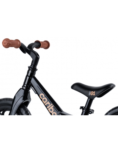 Rowerek biegowy Cariboo Magnesium Pro Black/Brown