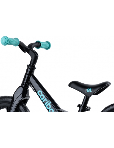 Rowerek biegowy Cariboo Magnesium Pro Black/Turquoise