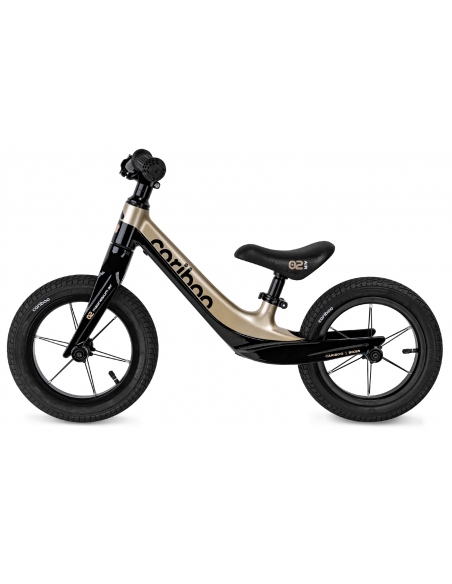 Rowerek biegowy Cariboo Magnesium Air Black/Gold (pompowane koła)