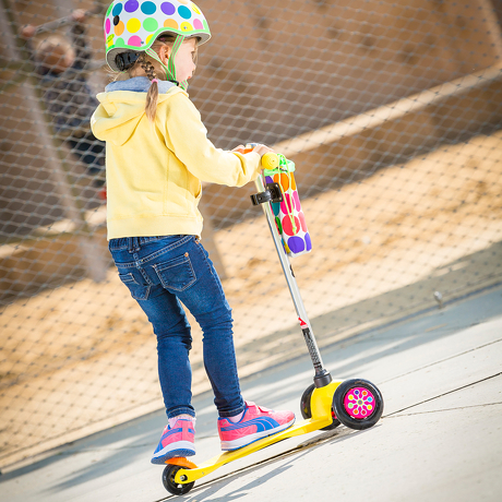 Nakładki na koła hulajnogi Micro neon dots