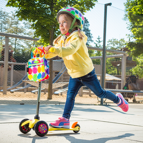 Nakładki na koła hulajnogi Micro neon dots