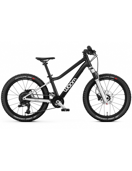 Rower dziecięcy MTB woom 4 OFF AIR z amortyzacją (20") Black