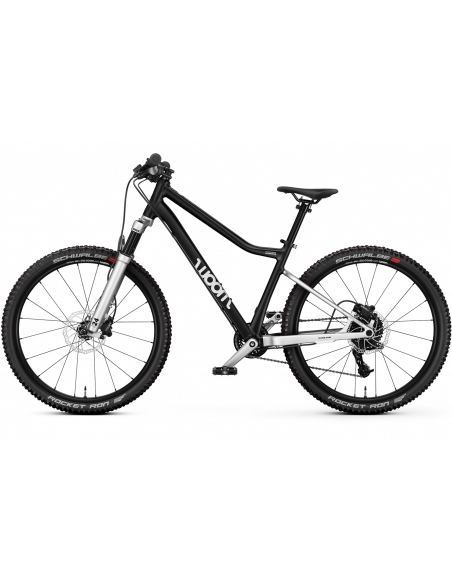 Rower dziecięcy MTB woom 5 OFF AIR z amortyzacją (24") Black