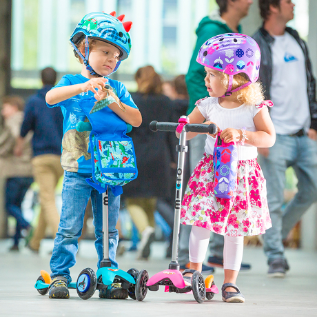 Nakładki na koła hulajnogi Micro scootersaurus dinozaury