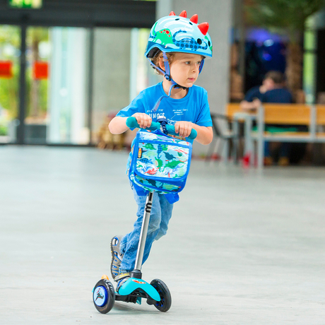 Nakładki na koła hulajnogi Micro scootersaurus dinozaury