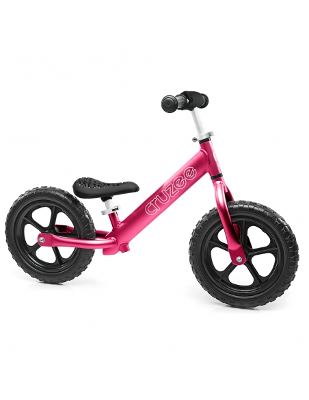Rowerek biegowy Cruzee 12 SAFE różowy czarne koła Rowerek biegowy Cruzee 12 SAFE różowy czarne koła
