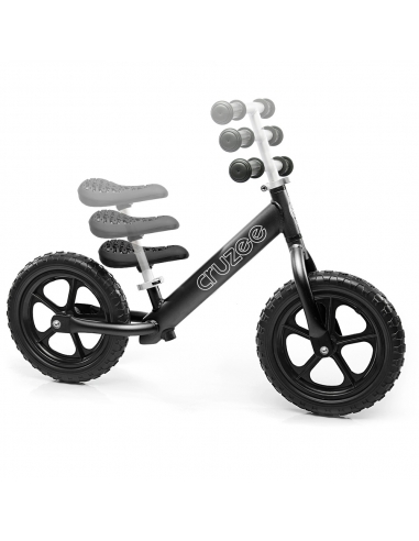 Rowerek biegowy Cruzee 12 czarny + pasek do...