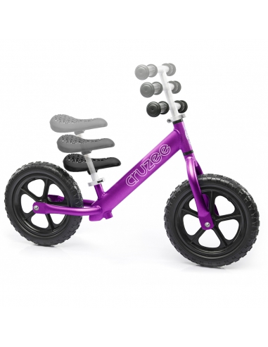Rowerek biegowy Cruzee 12 fioletowy + pasek do...